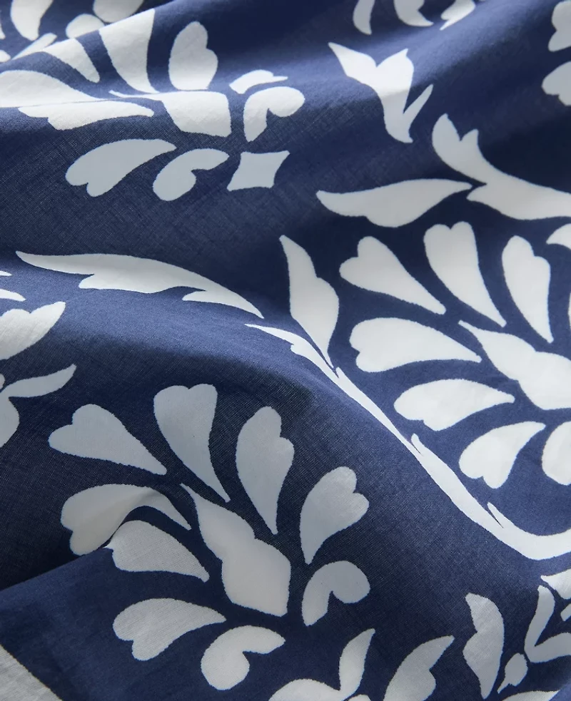 Ann Taylor Floral Scarf Daydream Blue Women's
