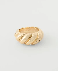 Ann Taylor Twisted Ring Goldtone Women's