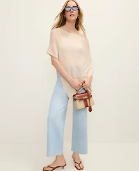 Ann Taylor Weekend Crochet Poncho Women's
