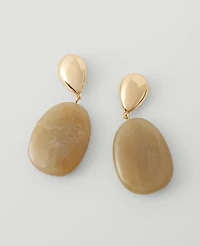 Ann Taylor Double Stone Drop Earrings Women's