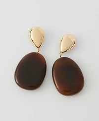 Ann Taylor Double Stone Drop Earrings Women's