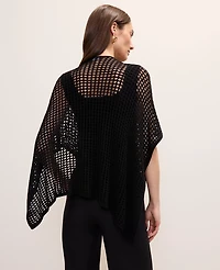Ann Taylor Crochet Wrap Poncho Women's