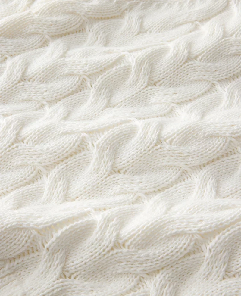 Ann Taylor Haven Well Within Organic Cotton Mock Neck Sweater Ivory Women's