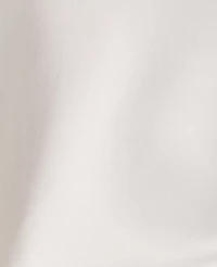 Ann Taylor Haven Well Within Soft-Brushed Fleece Pleated Crewneck Ivory Women's