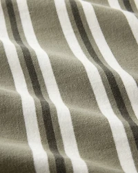 Ann Taylor Haven Well With Organic Cotton Interlock Stripe Midi Knot Dress Vetiver-Haven Women's