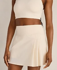Ann Taylor Haven Well Within Woven Nylon Pleated Active Skort Sandstone Women's