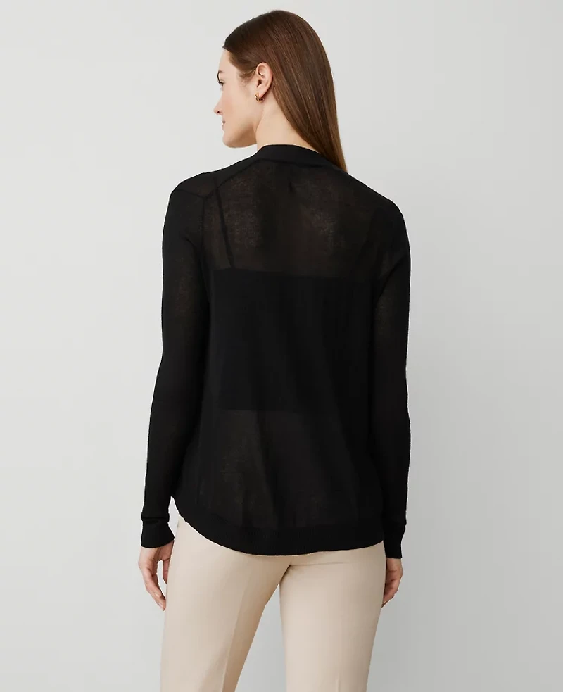 Ann Taylor Essential Open Cardigan Women's