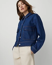 Ann Taylor Weekend Collection Denim Jacket Medium Wash Women's