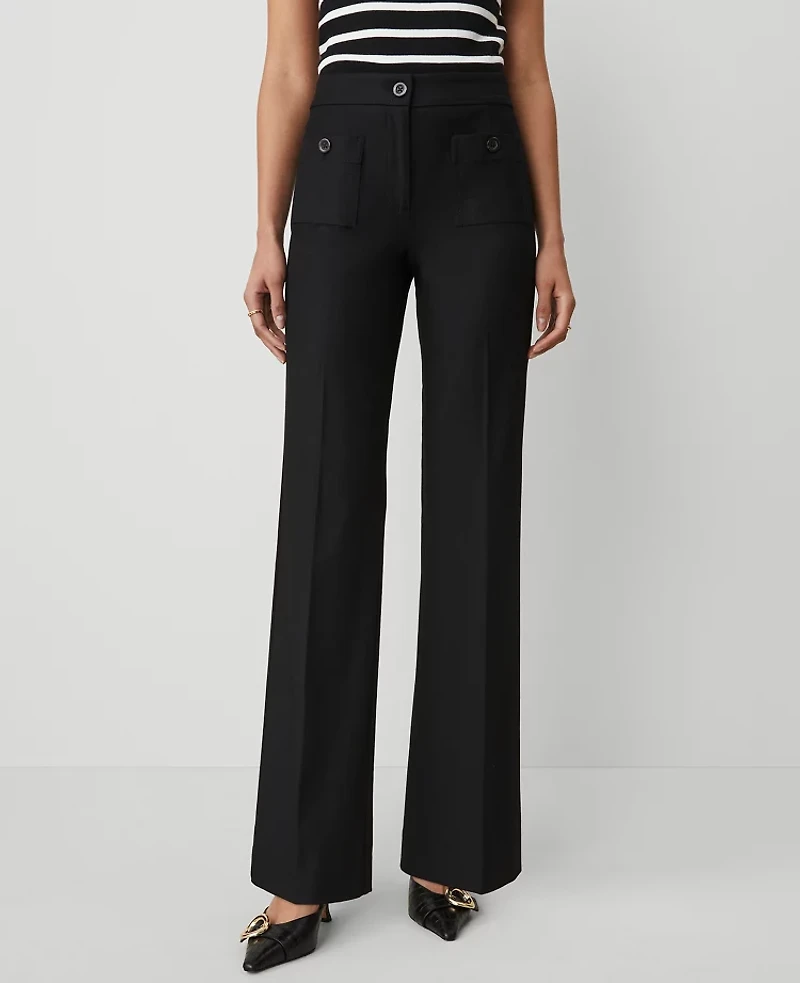 Ann Taylor The Petite Patch Pocket Boot Pant Women's