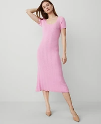 Ann Taylor Scoop Neck Sweater Dress Women's