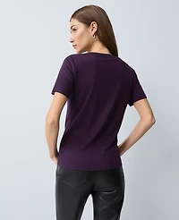 Ann Taylor Crew Neck T-Shirt Women's