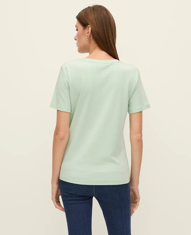 Ann Taylor Crew Neck T-Shirt Women's