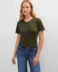 Ann Taylor Crew Neck T-Shirt Women's