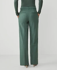 Ann Taylor The Side-Zip Straight Pant Bi-Stretch Women's