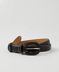Ann Taylor Leather Ring Belt Women's