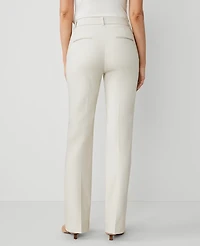 Ann Taylor The Trouser Stretch Cotton - Curvy Fit Tahini Women's