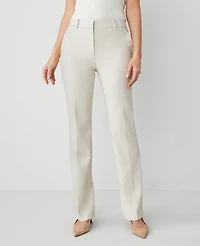 Ann Taylor The Trouser Stretch Cotton - Curvy Fit Tahini Women's