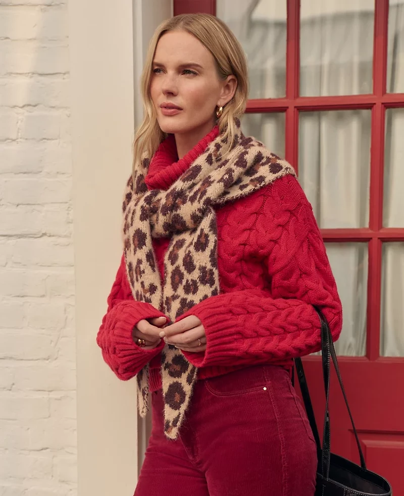 Ann Taylor Weekend Collection Cable Turtleneck Sweater Women's