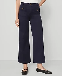 Ann Taylor Weekend Collection Sateen Patch Pocket Pant Women's