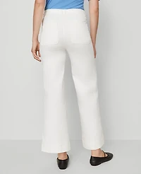 Ann Taylor Weekend Collection Sateen Patch Pocket Pant Women's
