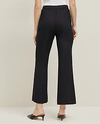 Ann Taylor The Flare Ankle Pant Linen Blend — Curvy Fit Women's