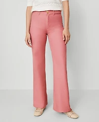 Ann Taylor Weekend Collection Go-Everywhere Flare Pant French Pink Clay Women's