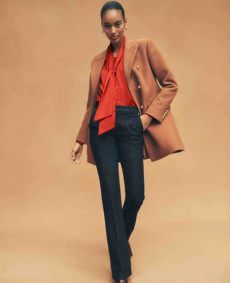 Ann Taylor Mid Rise Boot Jean Rinse Wash Classic Women's