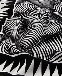 Ann Taylor Palm Scarf Black Women's