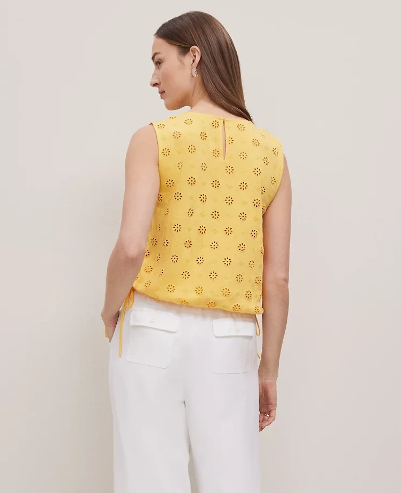 Ann Taylor Petite Weekend Collection Bubble Hem Top Women's