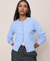 Ann Taylor Textured Cardigan Women's