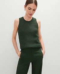 Ann Taylor Open Stitch Sweater Shell Top Women's