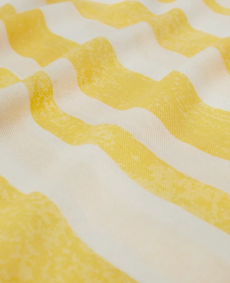 Ann Taylor Weekend Collection Striped Scarf Mimosa Women's