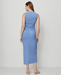 Ann Taylor Knit Ruched Sheath Dress Women's