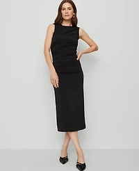Ann Taylor Knit Ruched Sheath Dress Women's
