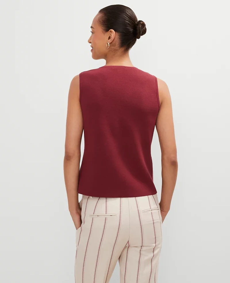 Ann Taylor V-Neck Sweater Vest Women's