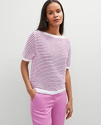 Ann Taylor Striped Wedge Sweater Women's