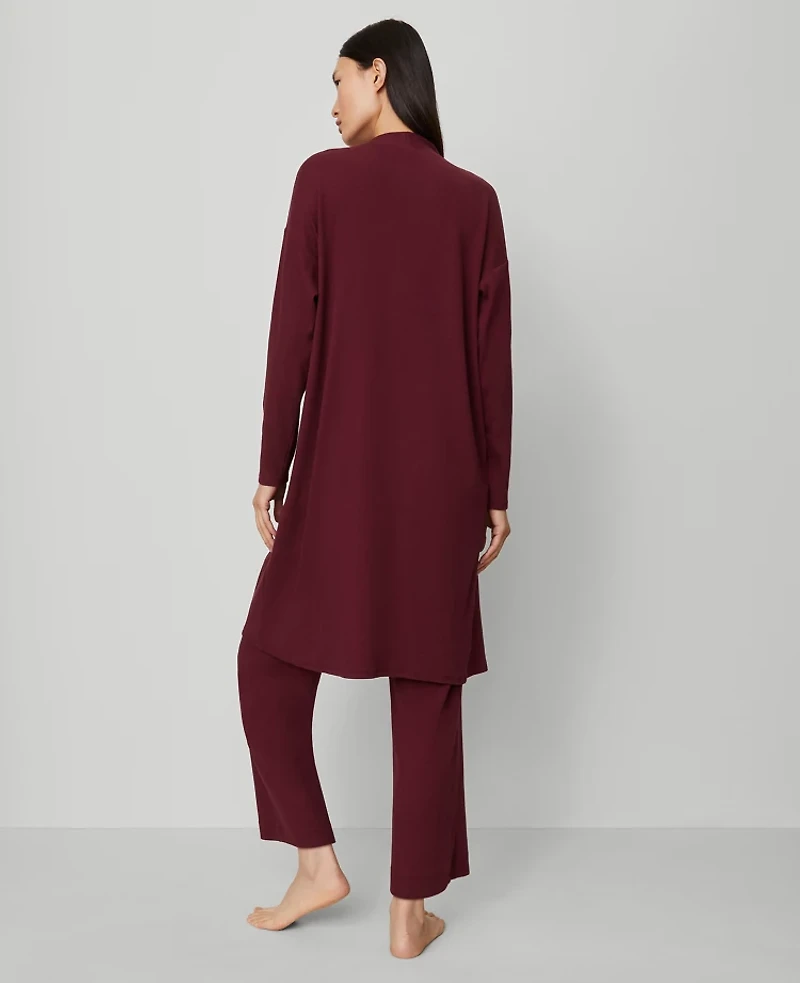 Ann Taylor Lounge Duster Windsor Wine Women's