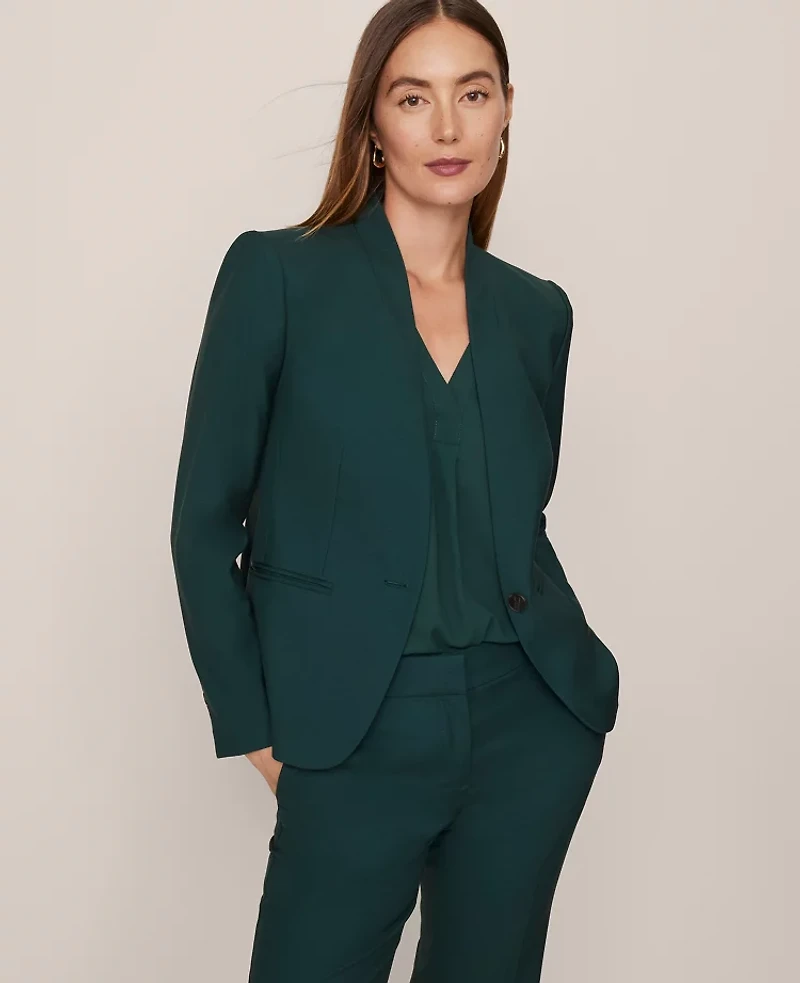 Ann Taylor The Cutaway Blazer Pine Grove Women's