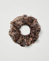 Ann Taylor Cheetah Scrunchie Brown Multi Women's