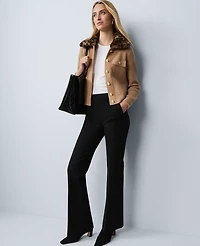 Ann Taylor Weekend Collection Ponte Flare Pant Women's