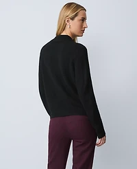 Ann Taylor Embellished Collared Cardigan Women's