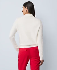 Ann Taylor Embellished Collared Cardigan Women's