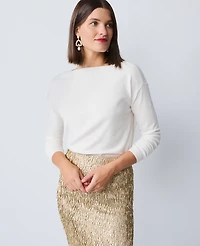 Ann Taylor Boatneck Wedge Sweater Women's