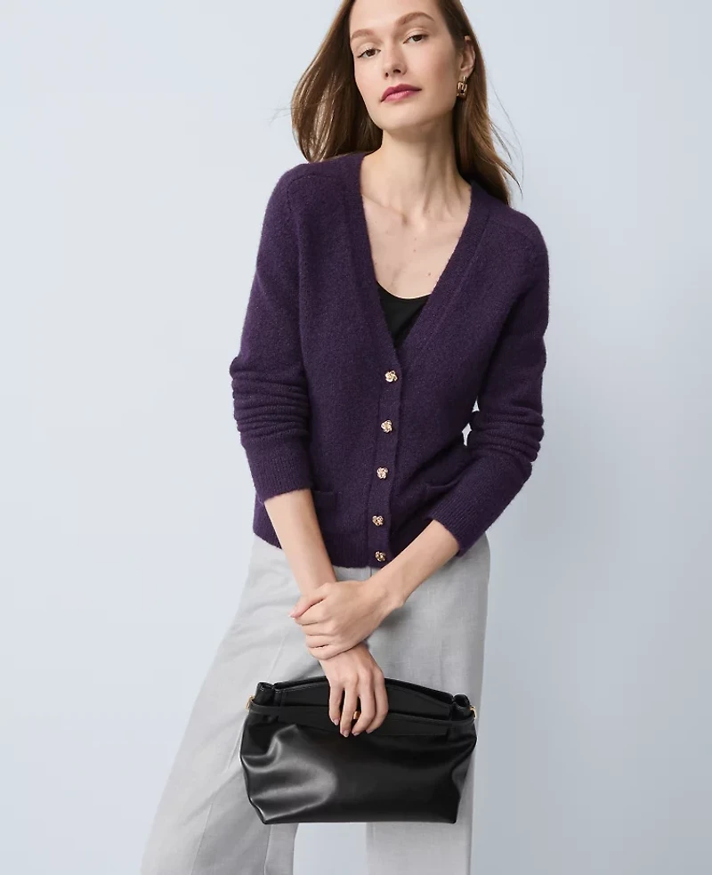 Ann Taylor V-Neck Cardigan Women's