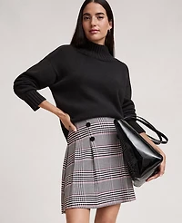 Ann Taylor Ribbed Mock Neck Sweater Women's