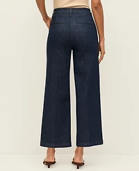 Ann Taylor The Trouser Crop Jean Classic Rinse Wash Women's