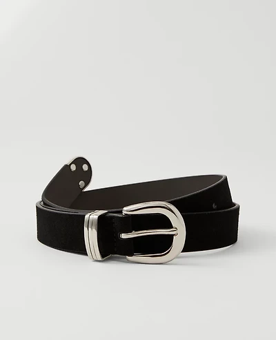 Ann Taylor Suede Multi Keeper Belt Women's