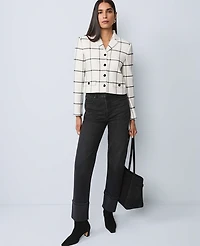 Ann Taylor The Boyfriend Jean Washed Black Women's