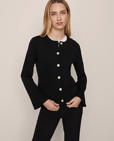 Ann Taylor Flare Sleeve Cardigan Women's