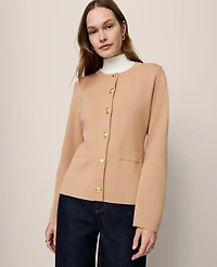 Ann Taylor Flare Sleeve Cardigan Women's